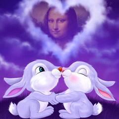 Rabbits in Love
