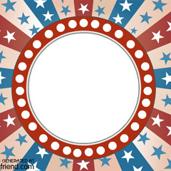 Patriotic USA Frame

